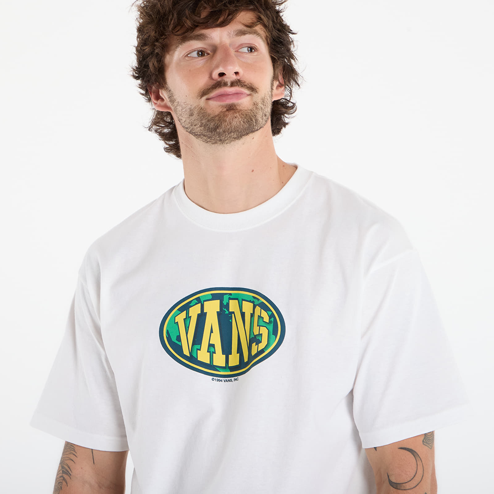 Meeste T-särgid Vans Worldwide94 SS T-Shirt White