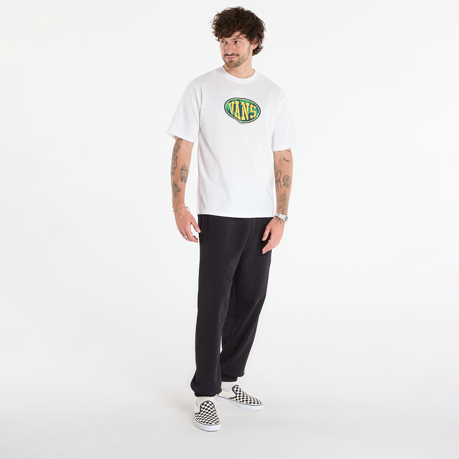Meeste T-särgid Vans Worldwide94 SS T-Shirt White