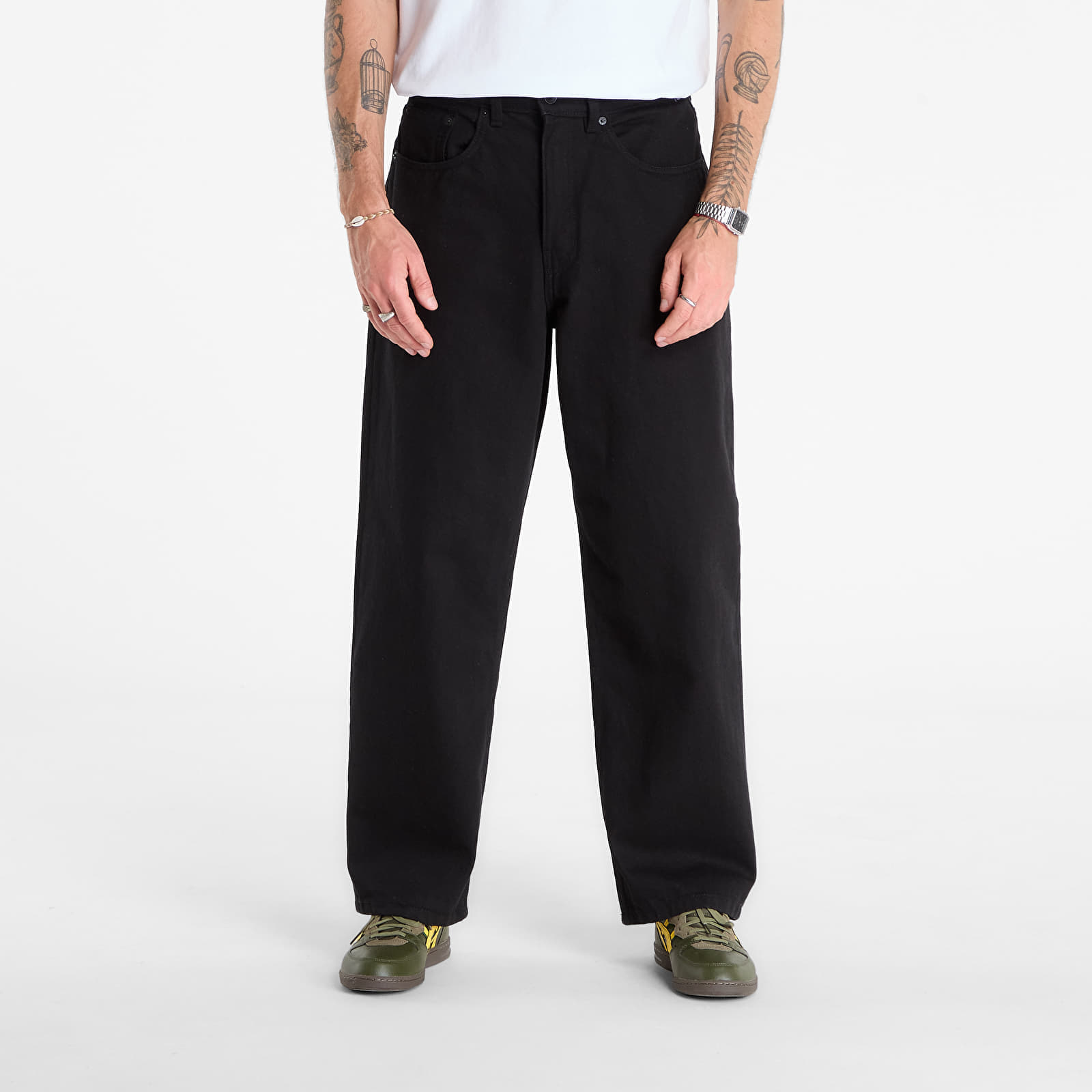 Панталони Vans Check-5 Baggy Denim Pant Black W33/L32