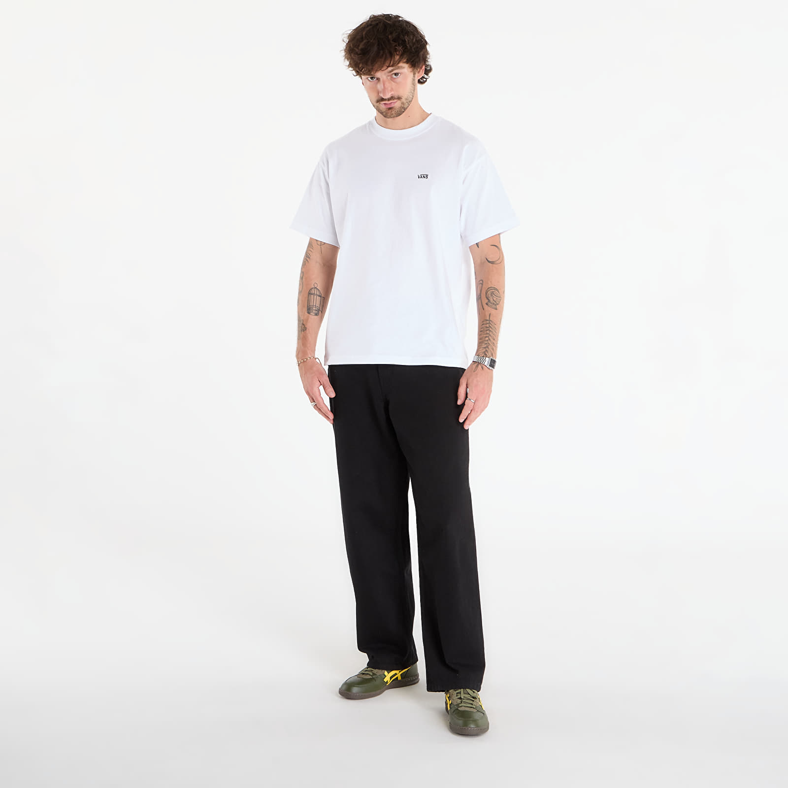 Byxor för män Vans Check-5 Baggy Denim Pant Black