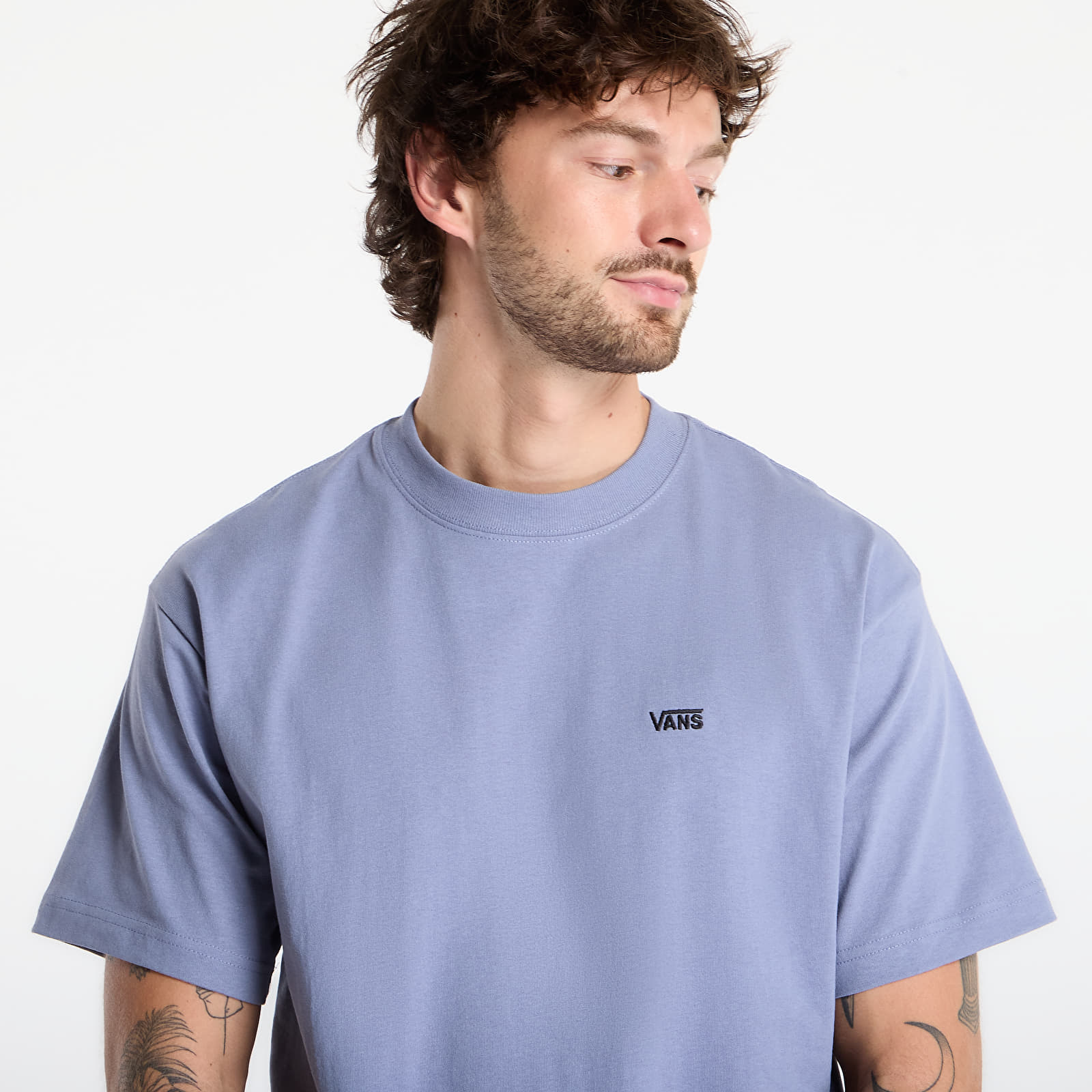 Männer T-Shirts Vans Left Chest II Loose SS T-Shirt Glasial Slate