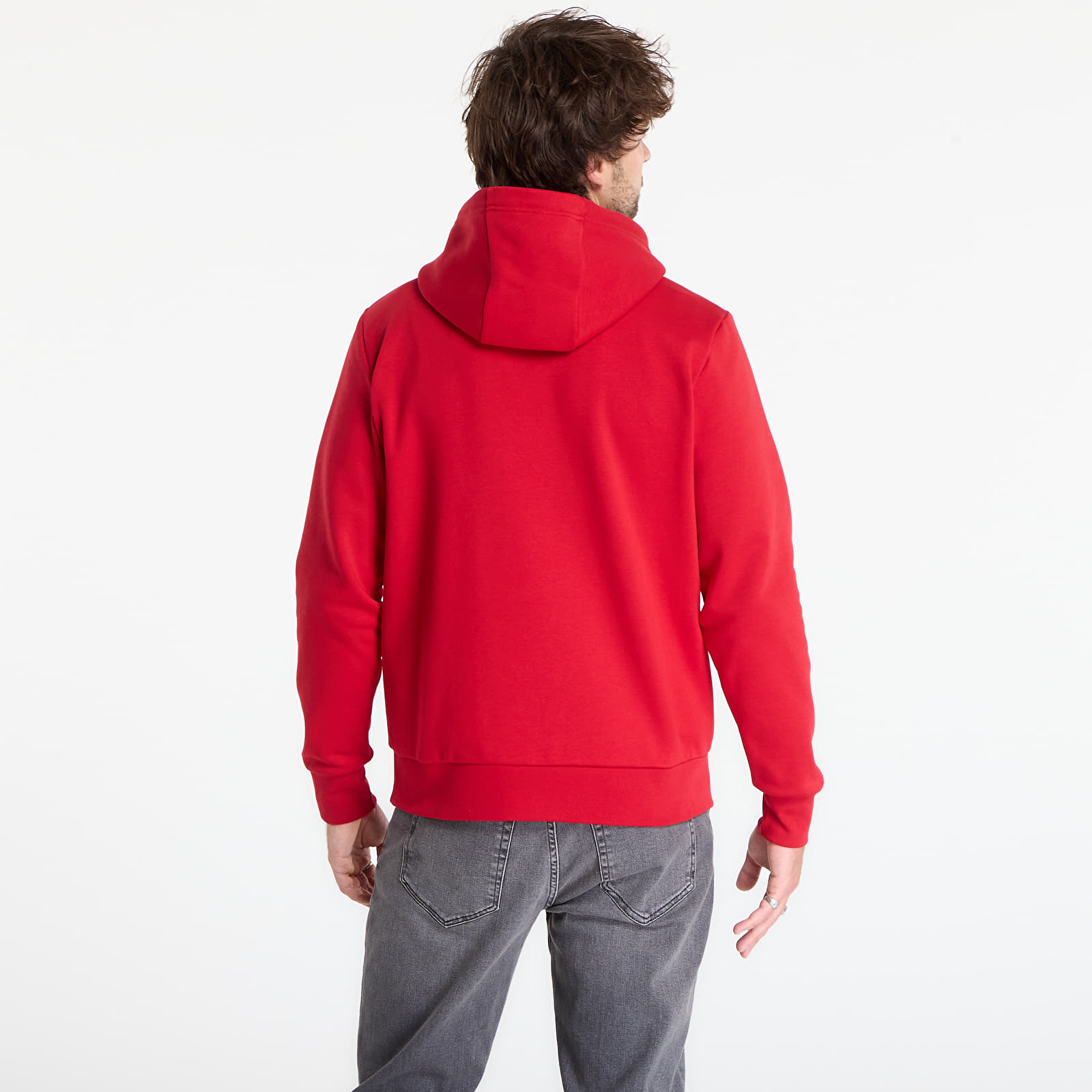 Miesten hupparit Tommy Hilfiger Brand Love Big Text Hoody Medium Red