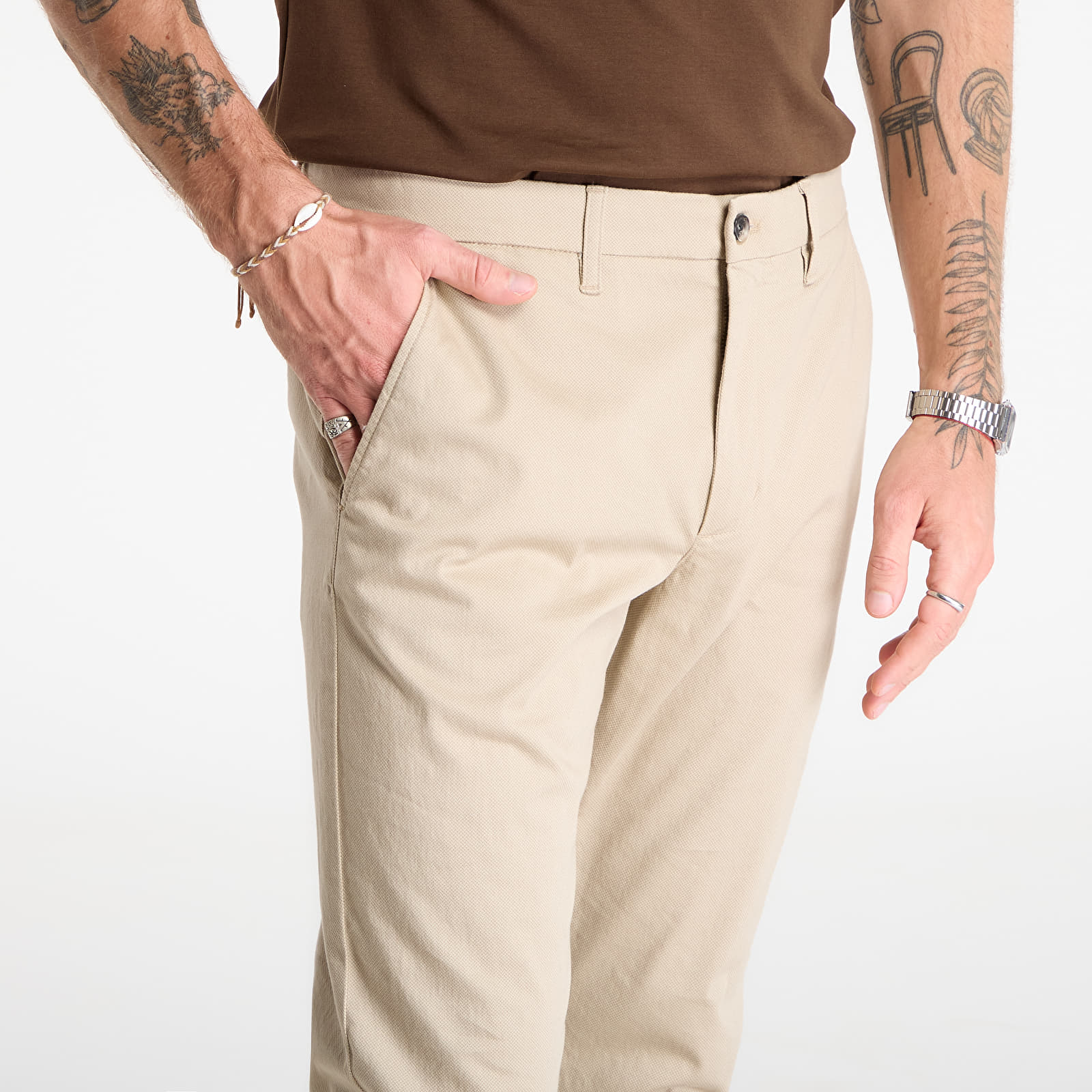 Чоловічі штани Tommy Hilfiger Denton Printed Structure Sandalwood