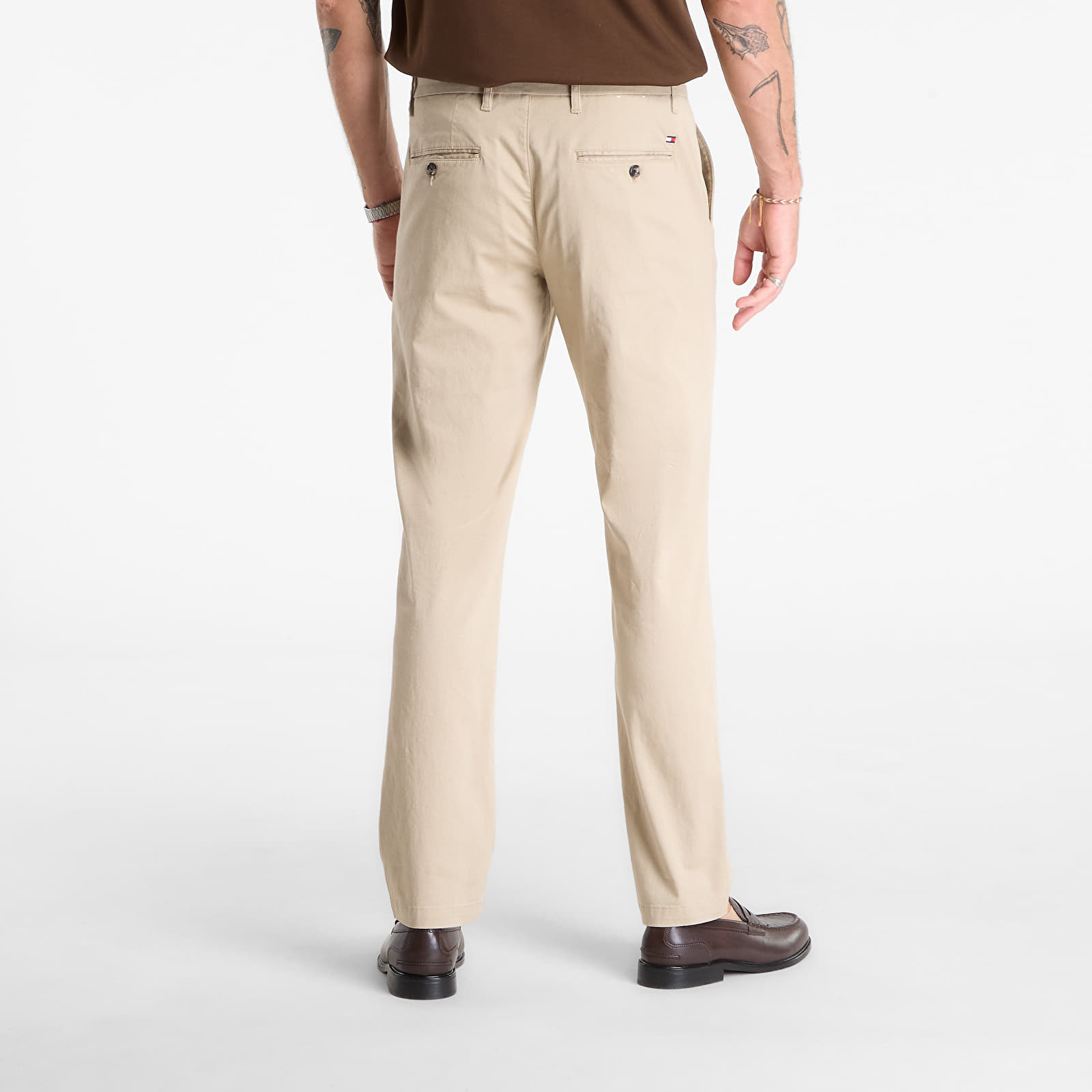 Чоловічі штани Tommy Hilfiger Denton Printed Structure Sandalwood