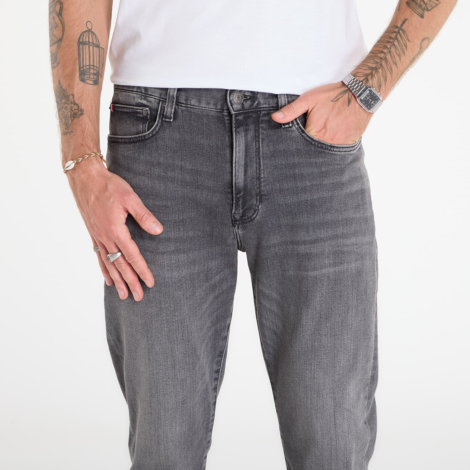 Jeans for menn Tommy Hilfiger Slim Bleecker Leo Grey