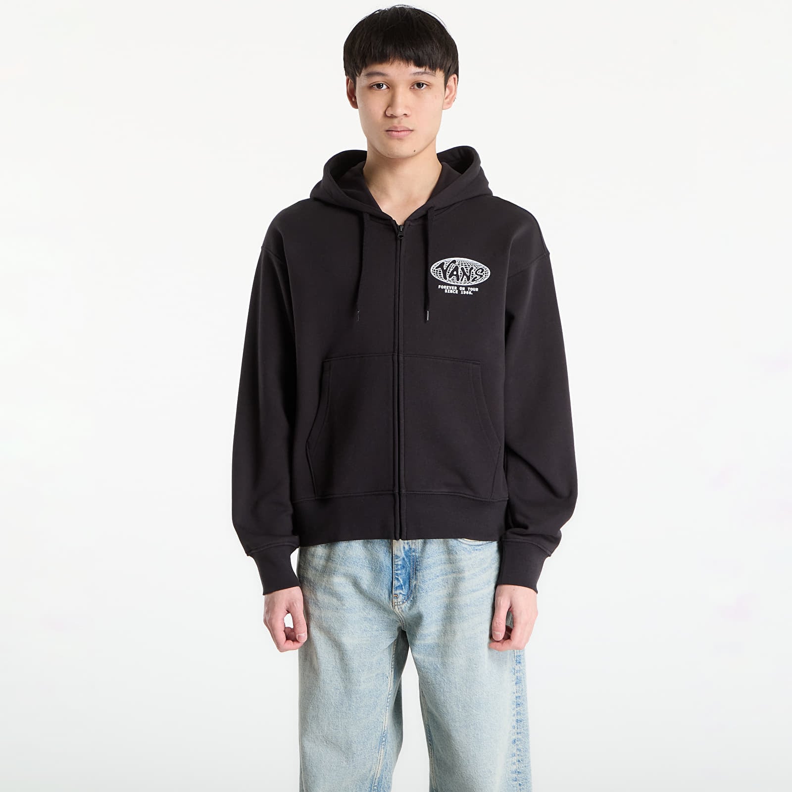 Mikiny Vans World Tour Loose Fz Black