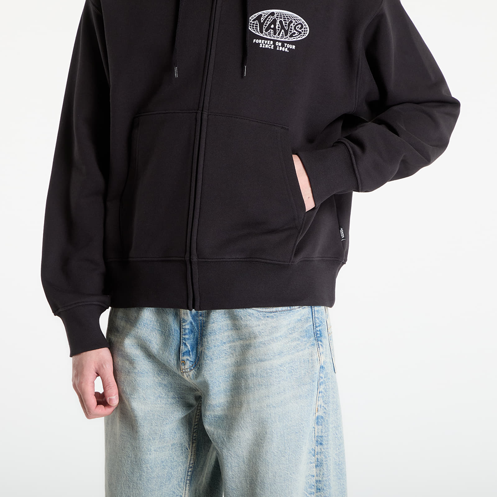 Mikiny Vans World Tour Loose Fz Black