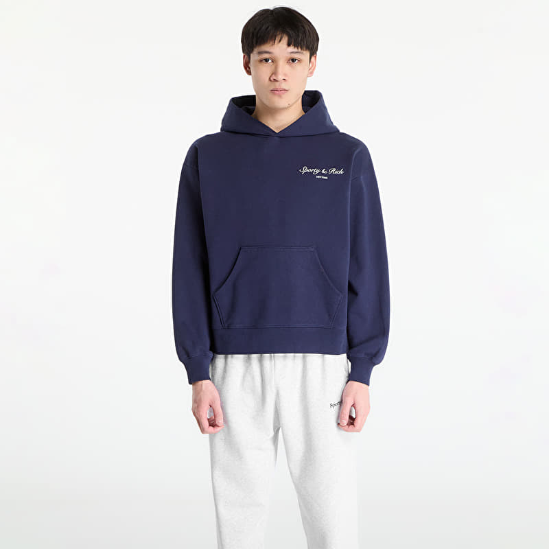 Mikina Sporty & Rich Syracuse Hoodie UNISEX Dark Navy