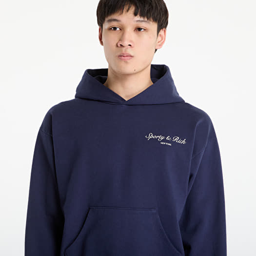 Sporty & Rich Syracuse Hoodie UNISEX Dark Navy | Footshop