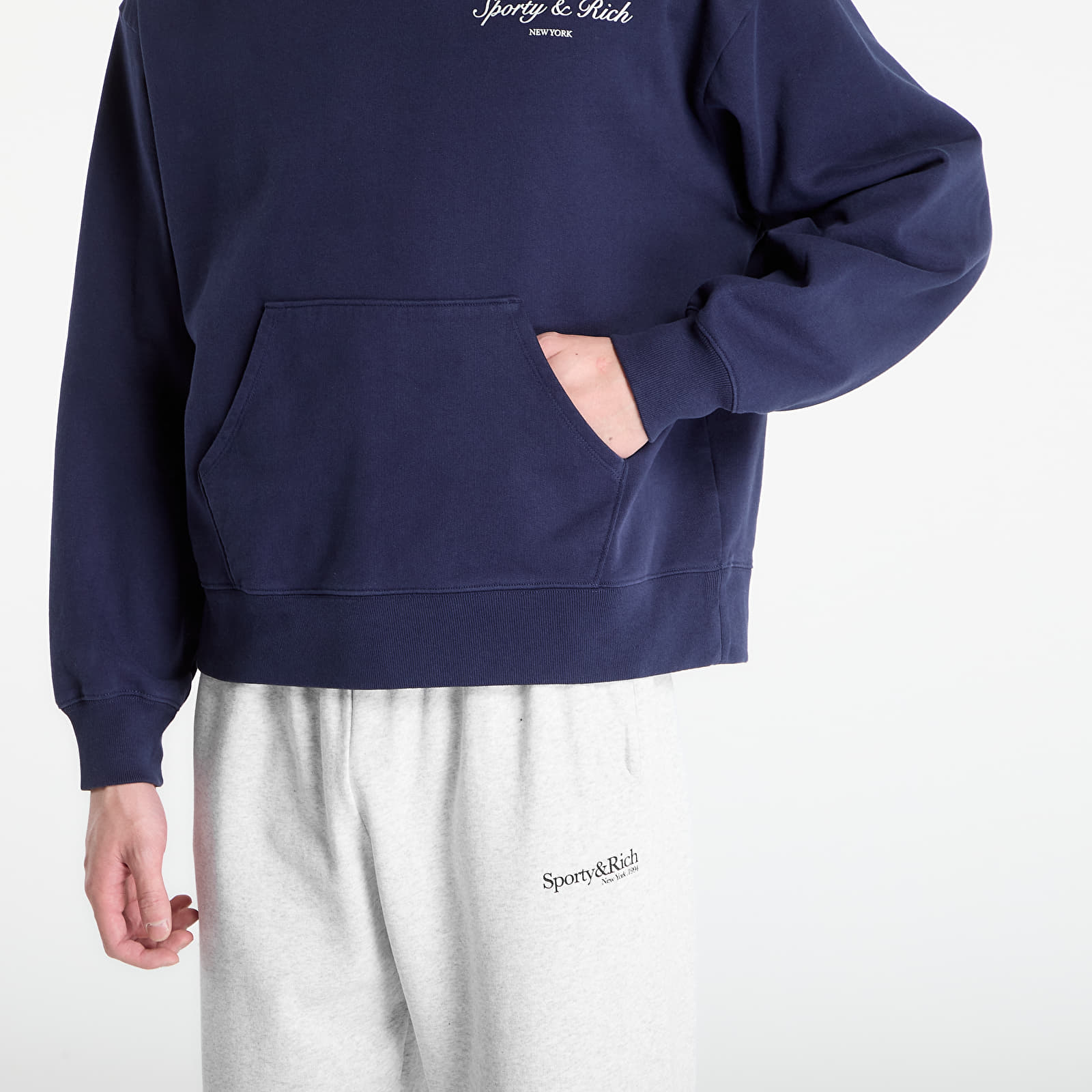 Hættetrøjer og sweatshirts Sporty & Rich Syracuse Hoodie UNISEX Dark Navy