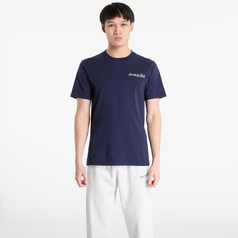Tričko Sporty & Rich Syracuse T-Shirt UNISEX Dark Navy
