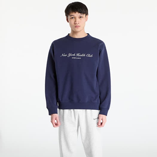 Mikina Sporty & Rich NY Health Club Crewneck UNISEX Dark Navy