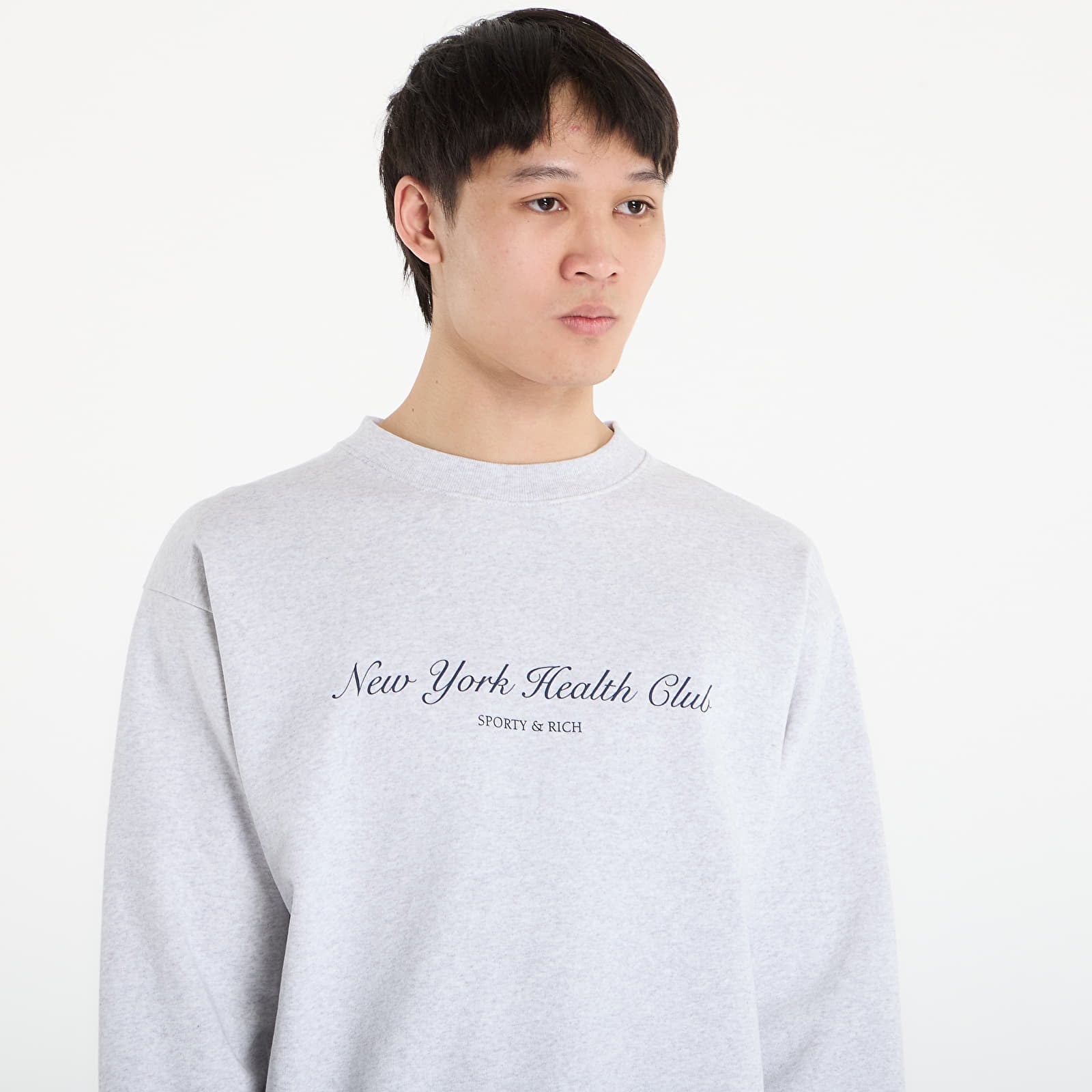 Φούτερ Sporty & Rich NY Health Club Crewneck UNISEX Heather Gray
