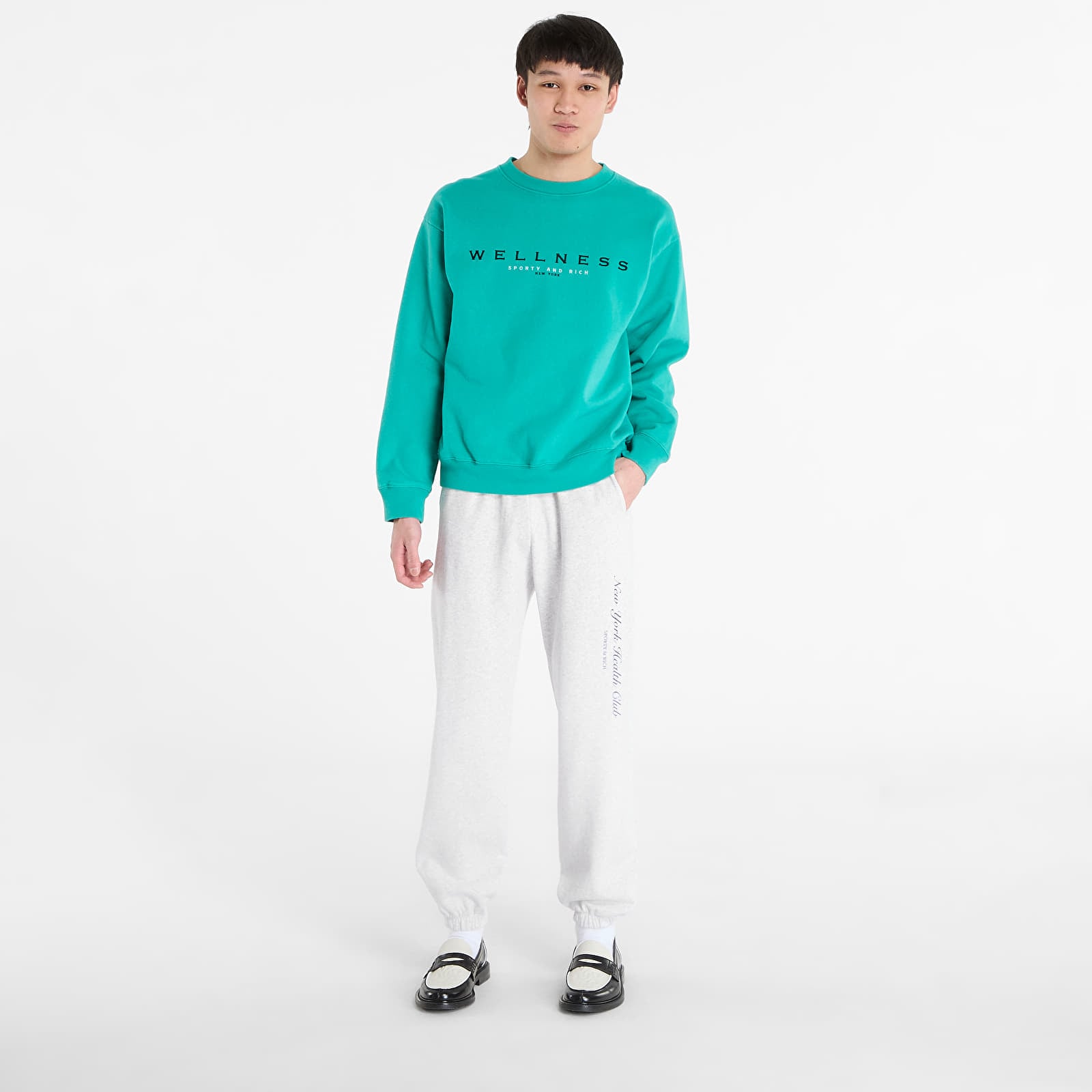 Chandal Sporty & Rich NY Health Club Sweatpant UNISEX Heather Gray