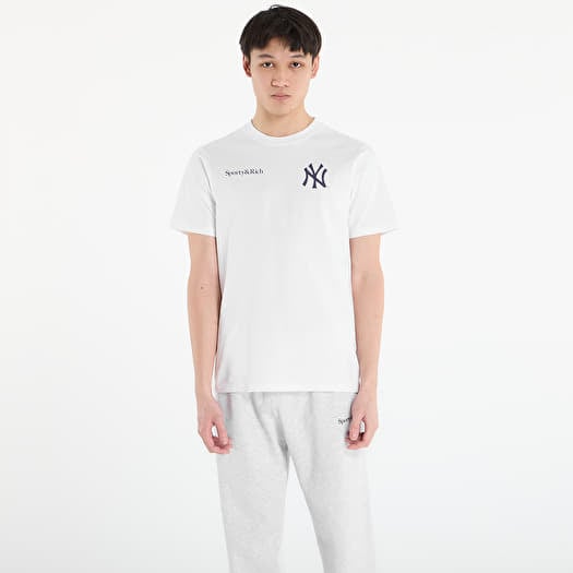 Sporty & Rich Yankees Curve T-Shirt UNISEX White
