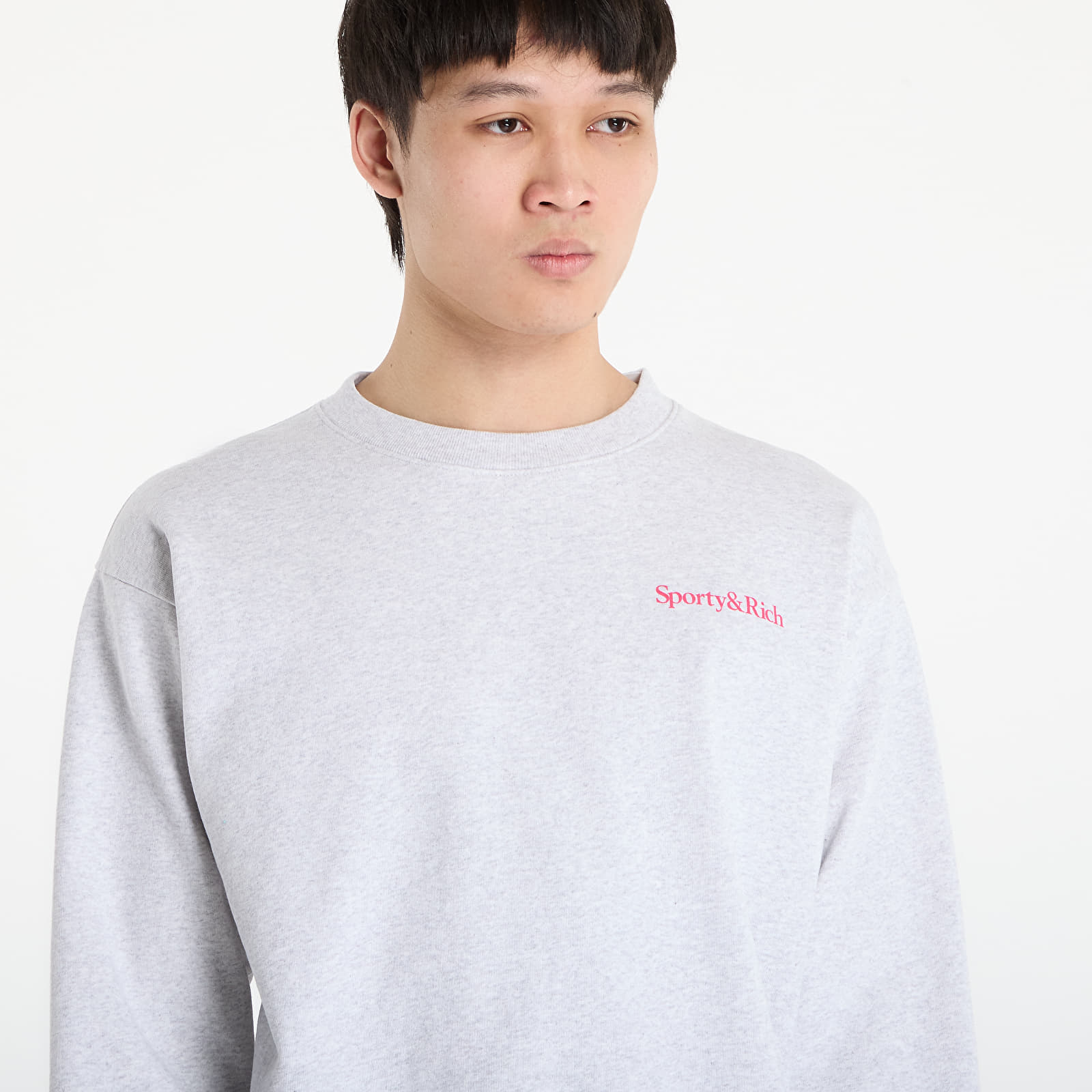 Dukserice Sporty & Rich NY Motion Crewneck UNISEX Heather Gray