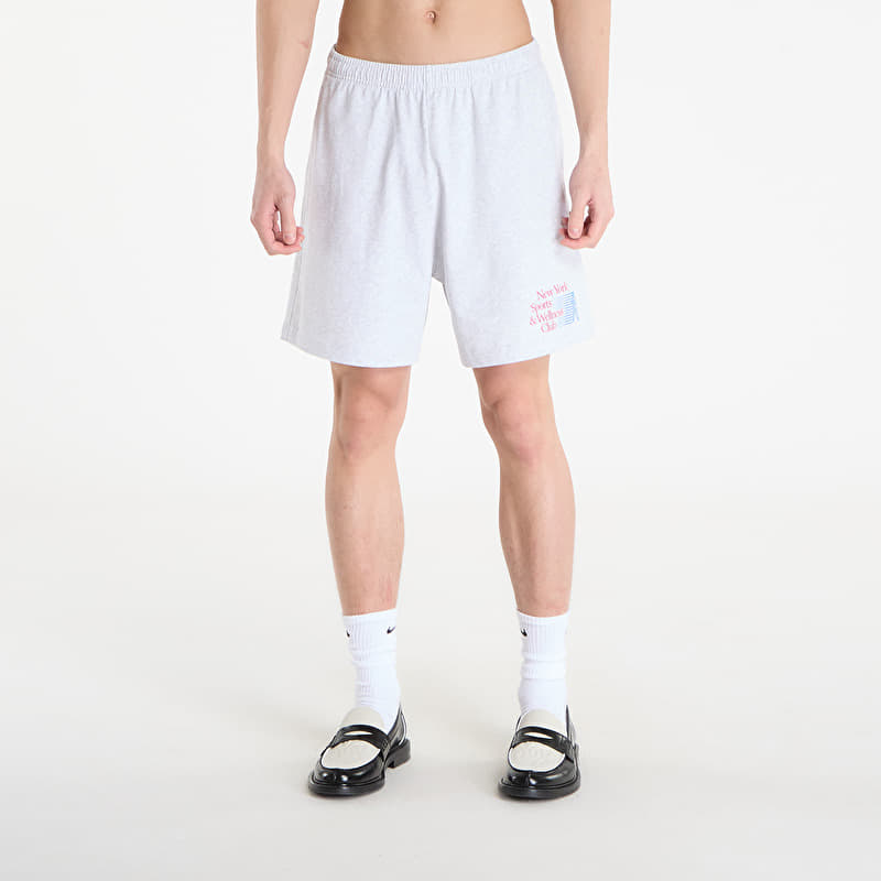 Sporty & Rich NY Motion Gym Short UNISEX Heather Gray