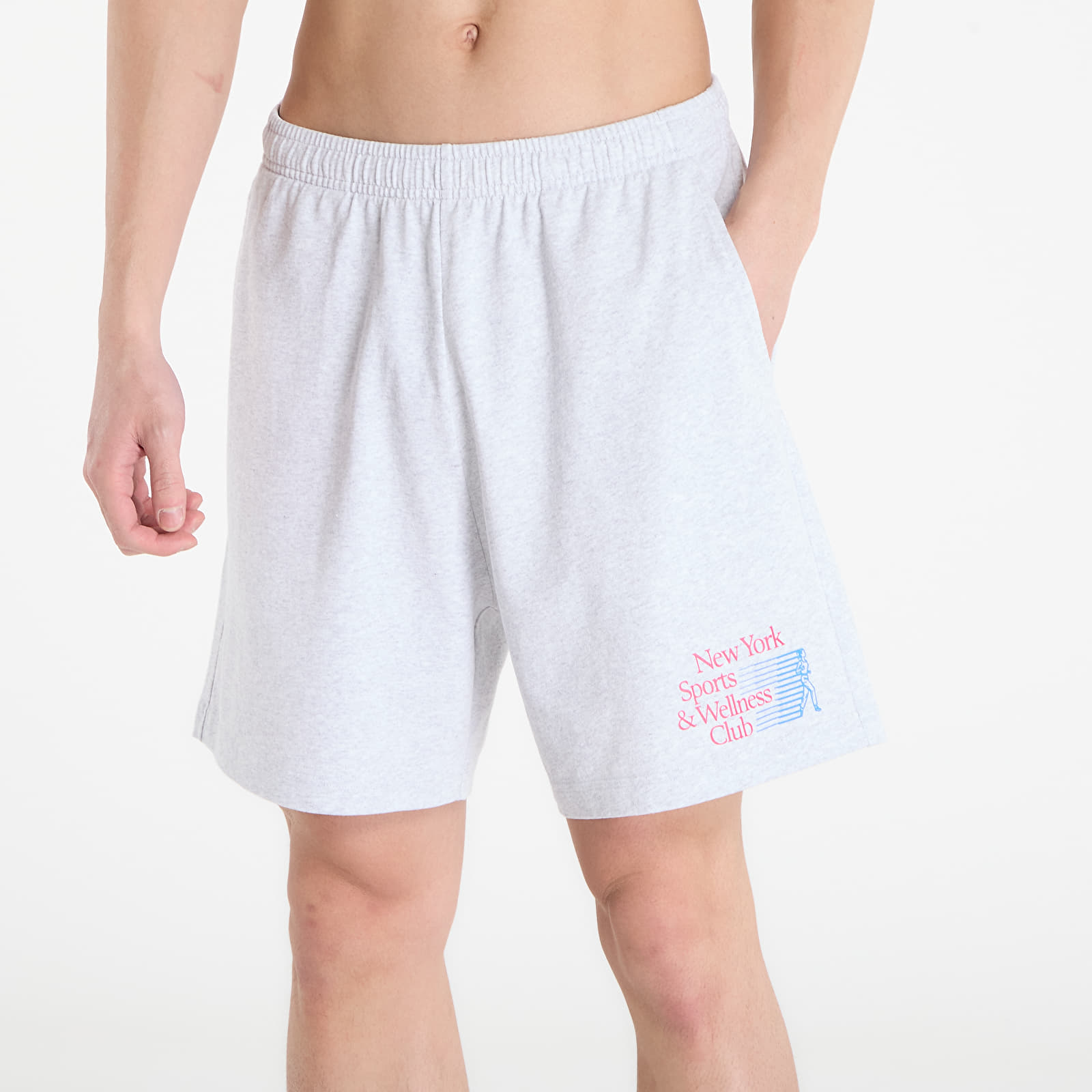 Shorts Sporty & Rich NY Motion Gym Short UNISEX Heather Gray