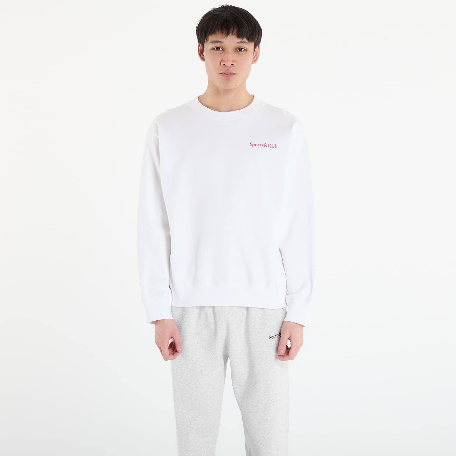 Sweatshirt Sporty & Rich NY Motion Crewneck UNISEX White S