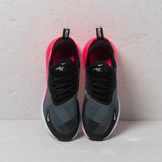 Chaussures et baskets femme Nike Air Max 270 Knit Jacquard (GS) Black/  White-Racer Pink | Footshop
