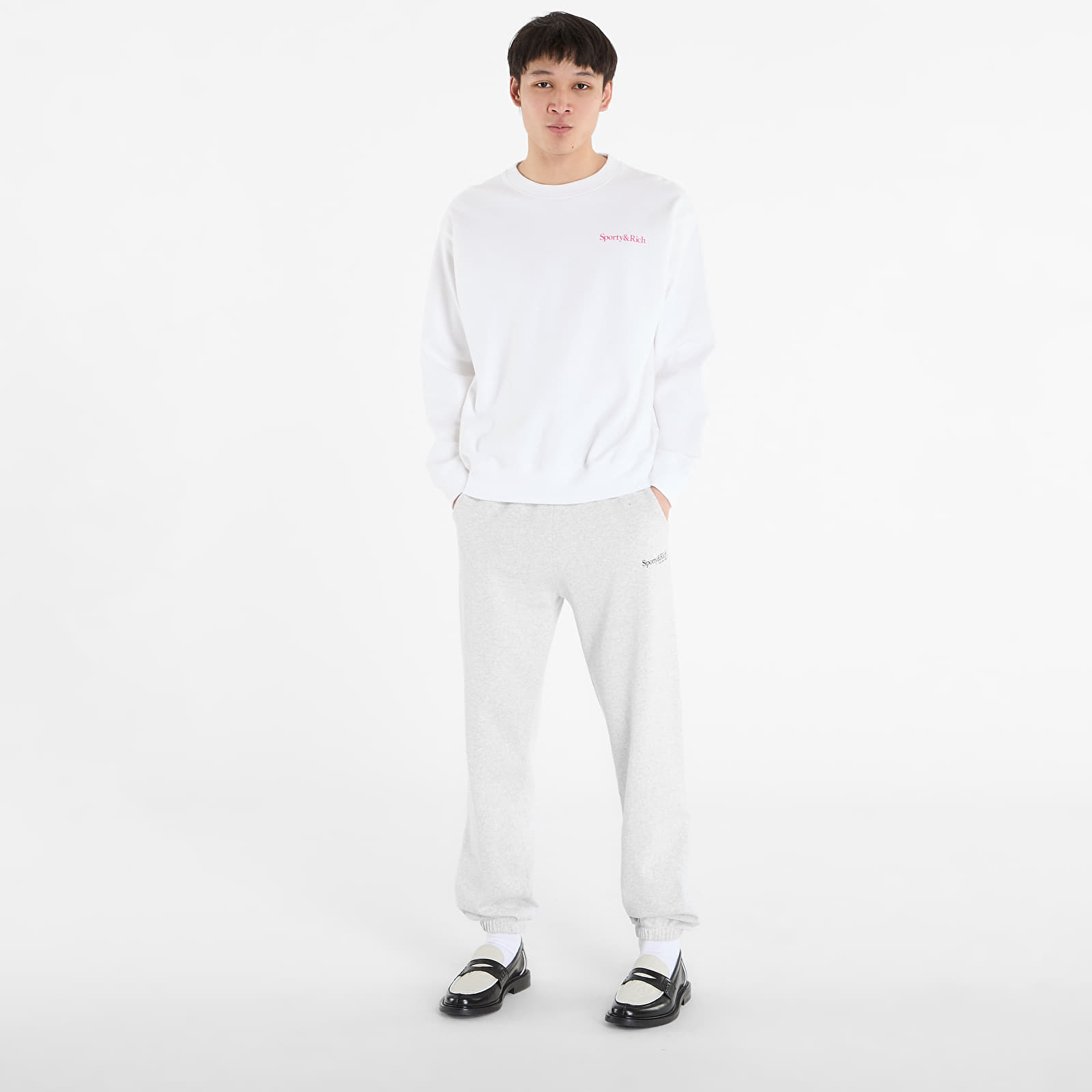 Hettegensere og sweatshirts Sporty & Rich NY Motion Crewneck UNISEX White