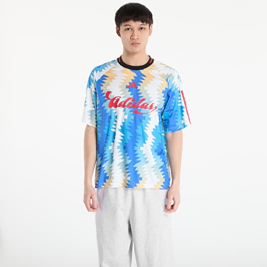 Maglietta adidas M Tiro Cg Aw T Off White/ Seicta/ Rayblu/ Multco