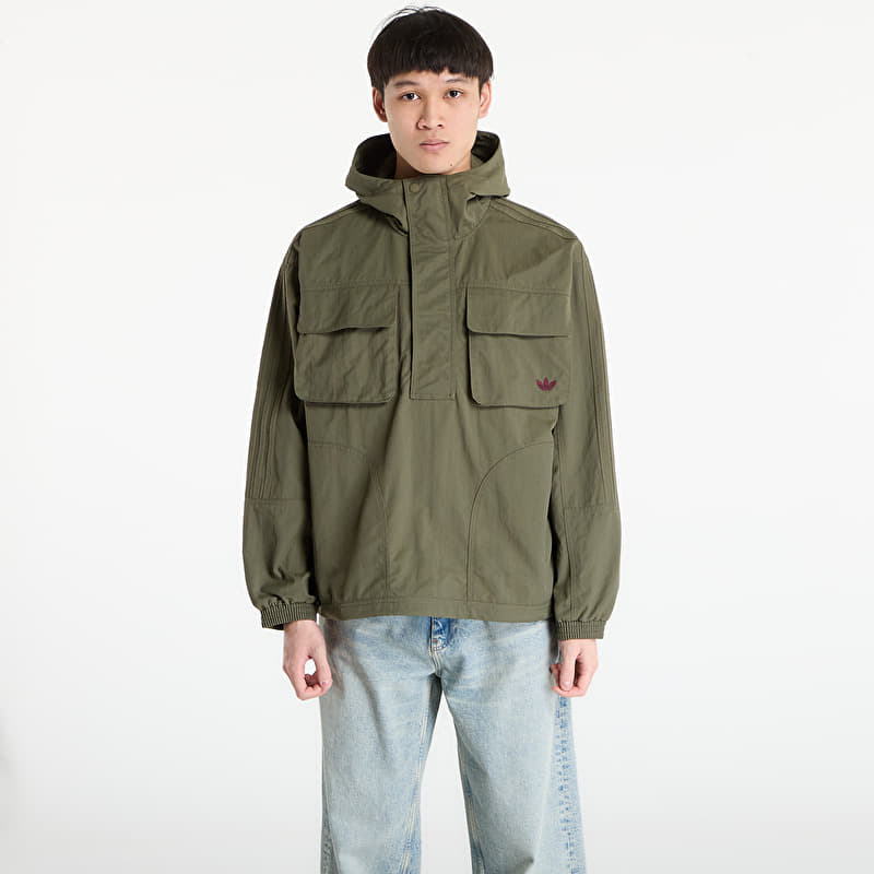 Men's jackets adidas Britcore Parka Olive Strata (KV4445) | Footshop