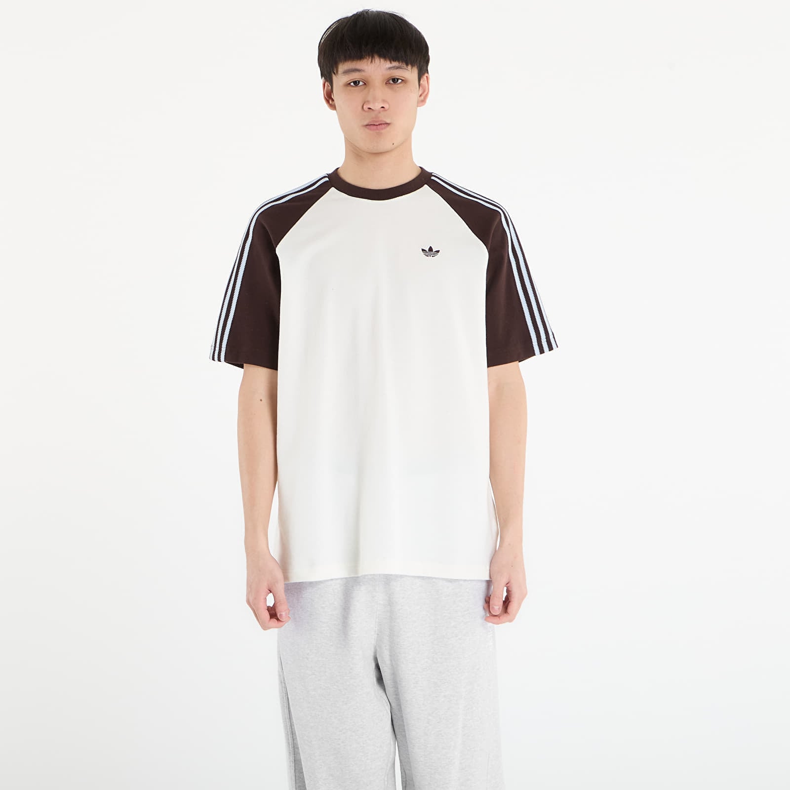 Tricou adidas Britcore Ringer Off White/ Auco M