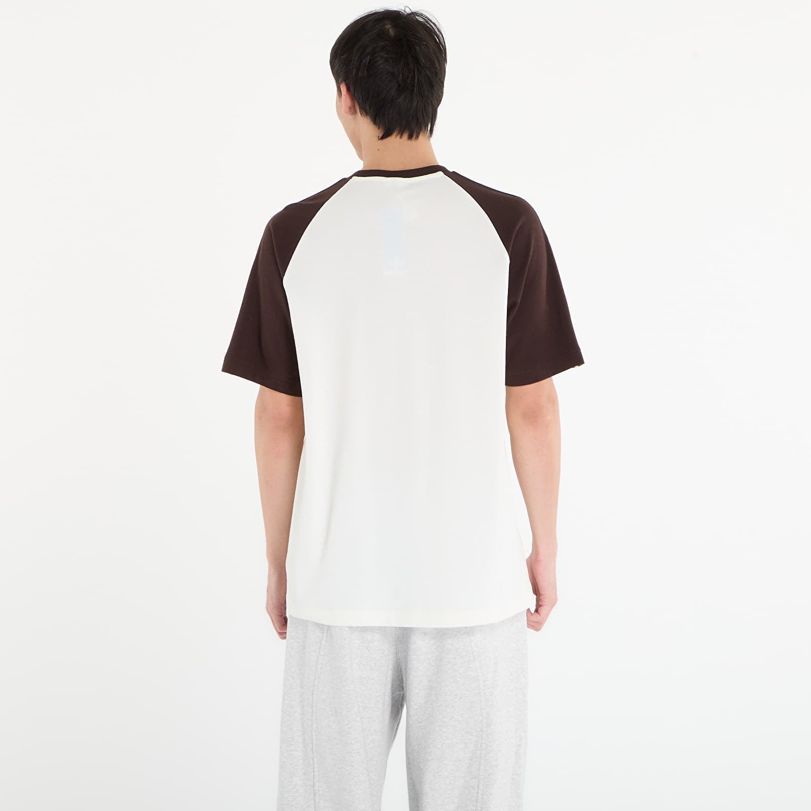 Majice T-shirt adidas Britcore Ringer Off White/ Auco