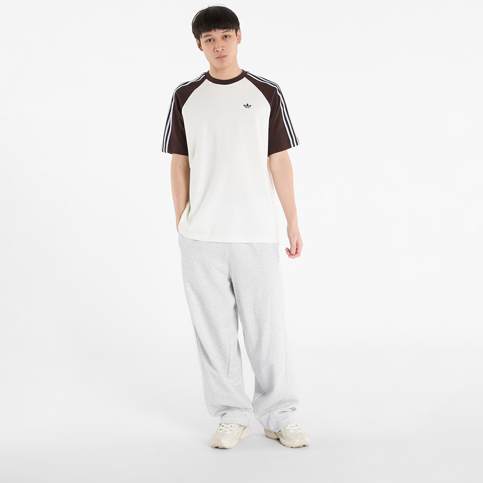 Majice T-shirt adidas Britcore Ringer Off White/ Auco