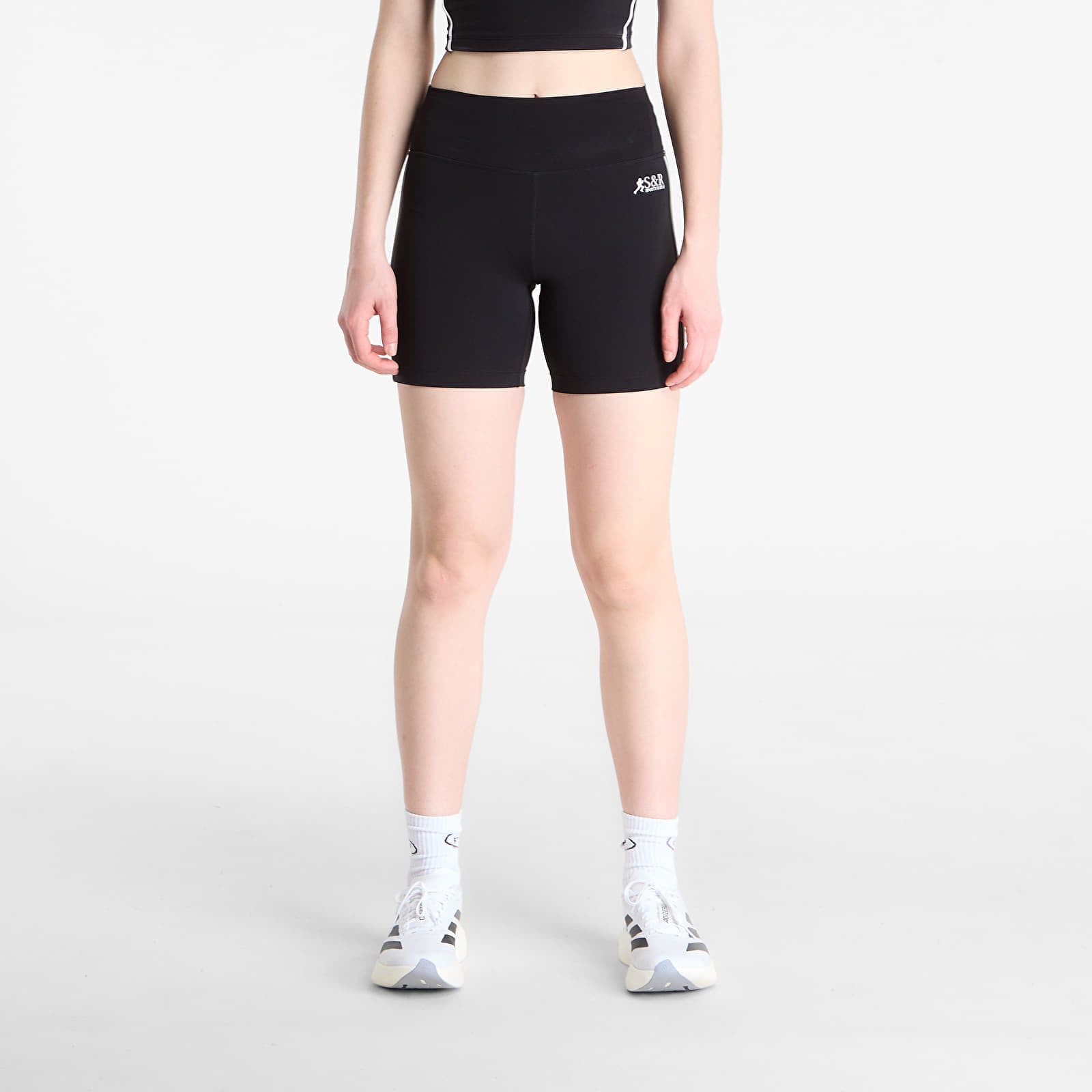 Pantaloni scurți Sporty & Rich SR Runner Biker Short Black S