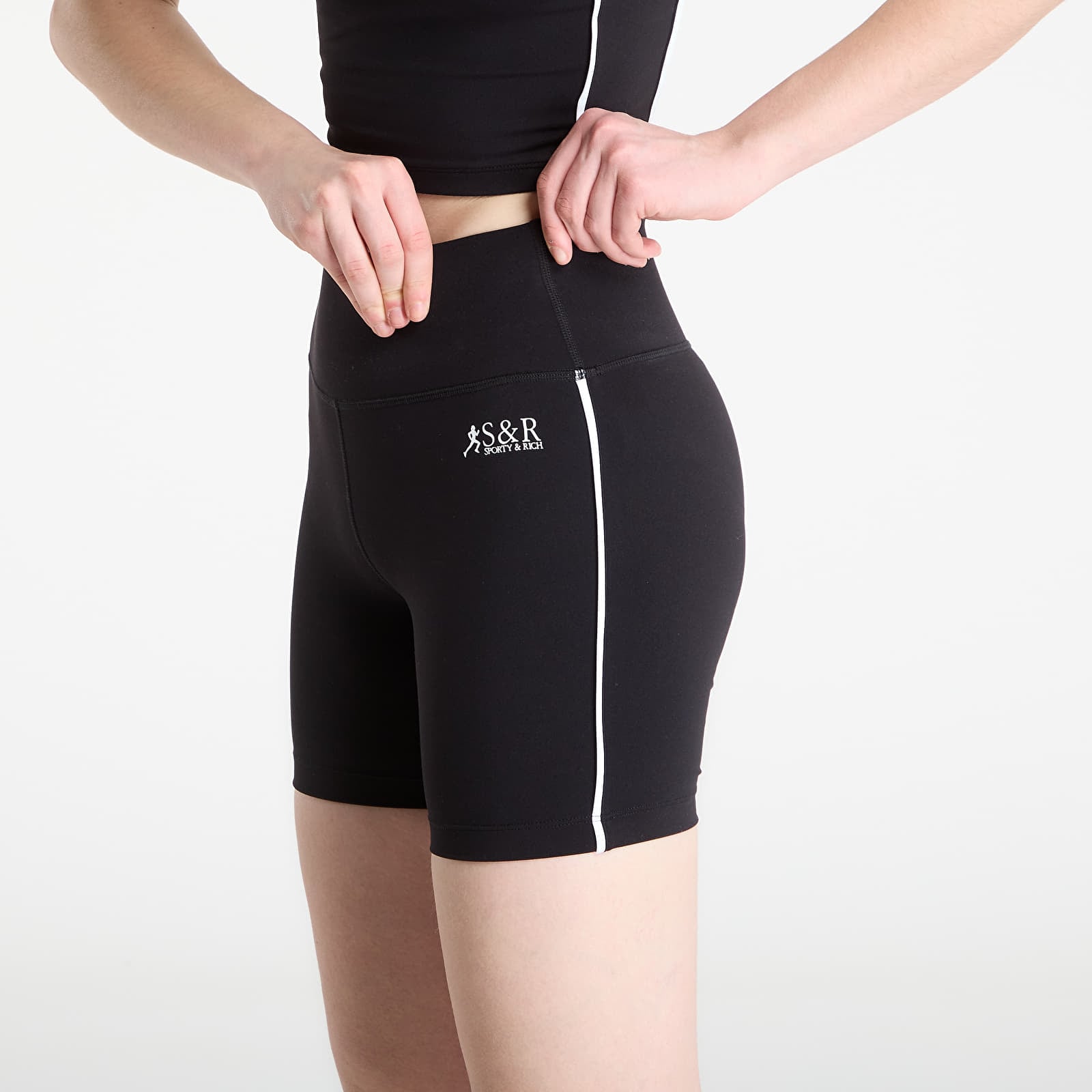Shorts Sporty & Rich SR Runner Biker Short Black