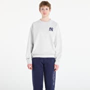 Sporty & Rich Heritage Yankees Serif Crewneck UNISEX Heather Gray