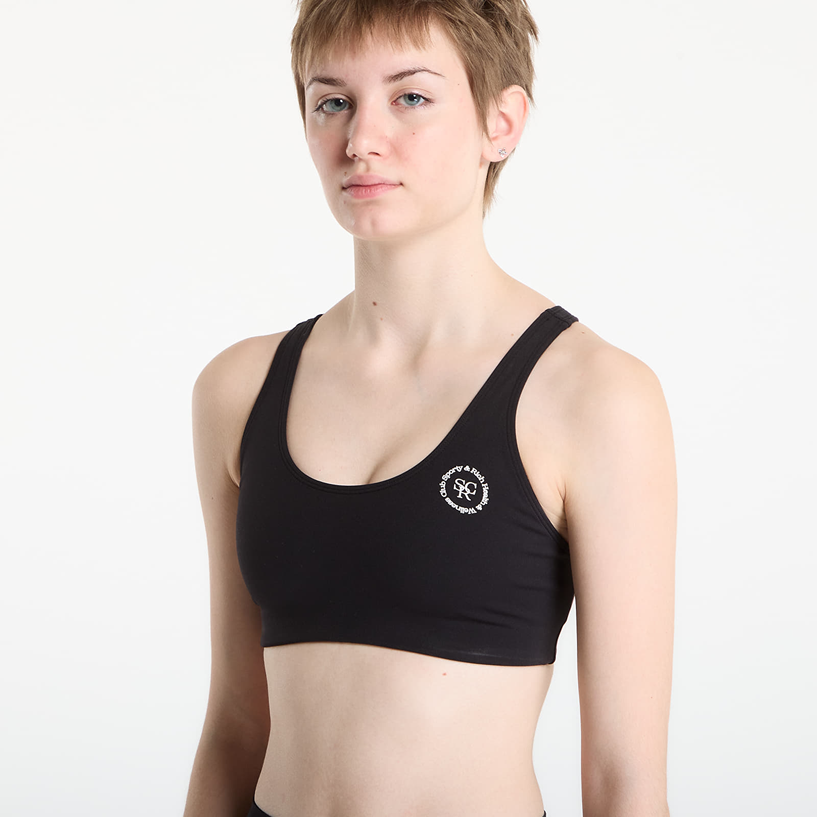 Krūšturi Sporty & Rich SRHWC Sports Bra Black