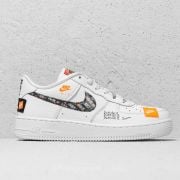 Nike air force 1 premium just do it jdi shop gs white orange black juniors