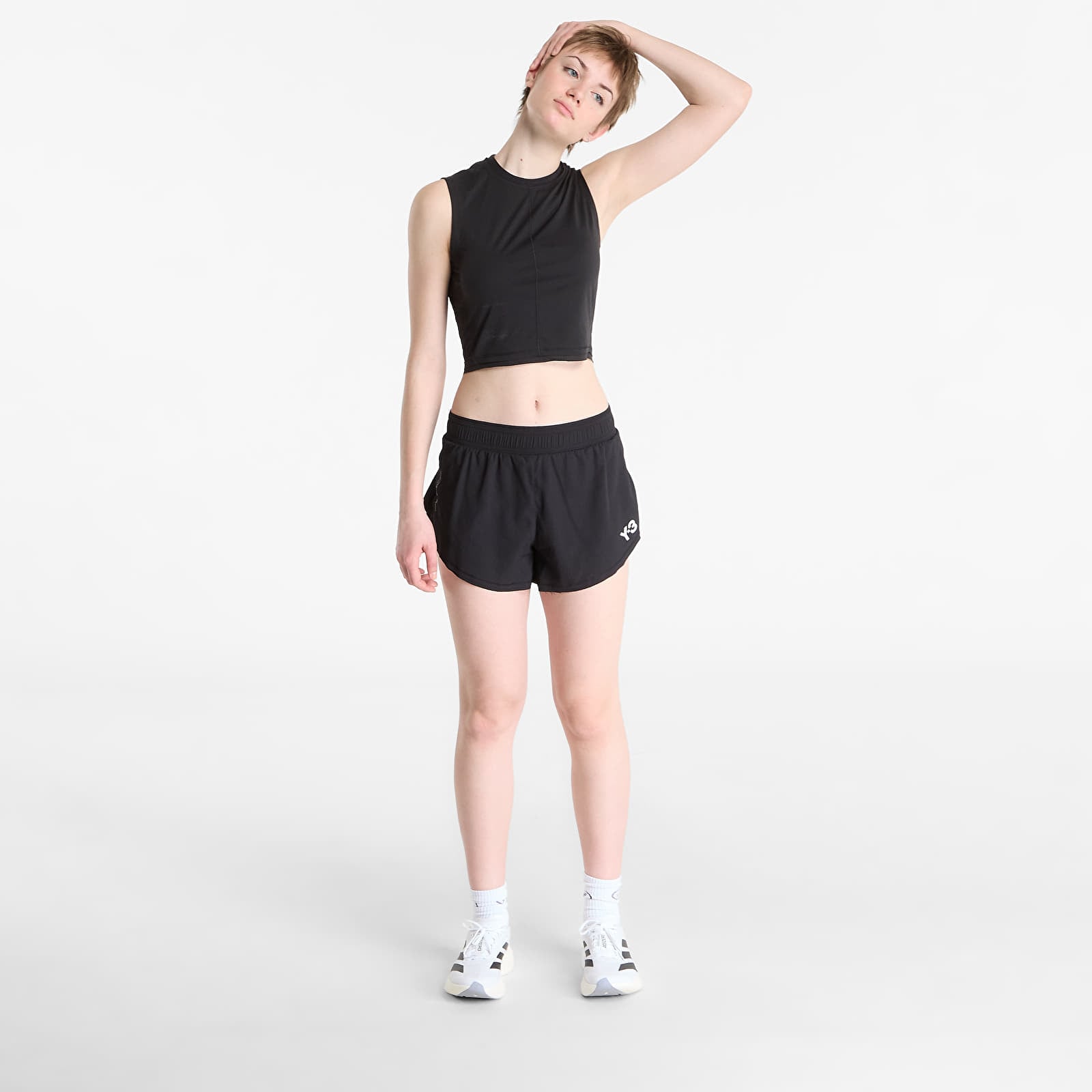 Pantaloncini Y-3 Running Shorts Black/ Night Grey