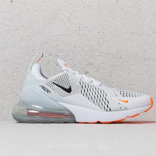 Nike air max 270 trainer total orange / black / white shop