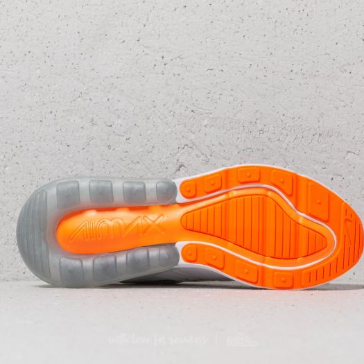 Air max 270 men's white hotsell black total orange