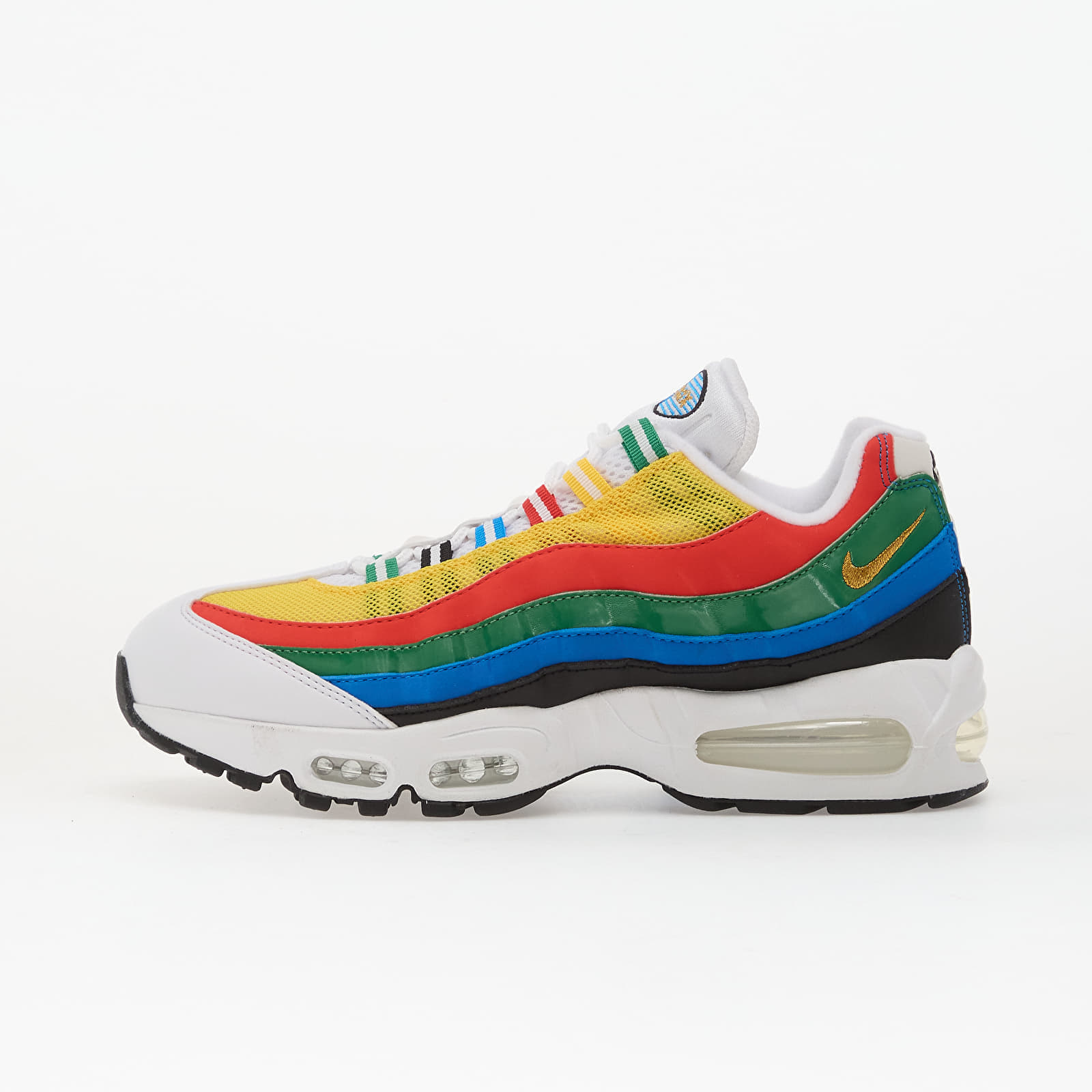 Sneakers Nike Air Max 95 Big Bubble Prm White/ Metallic Gold-Chile Red-Photo Blue EUR 47.5
