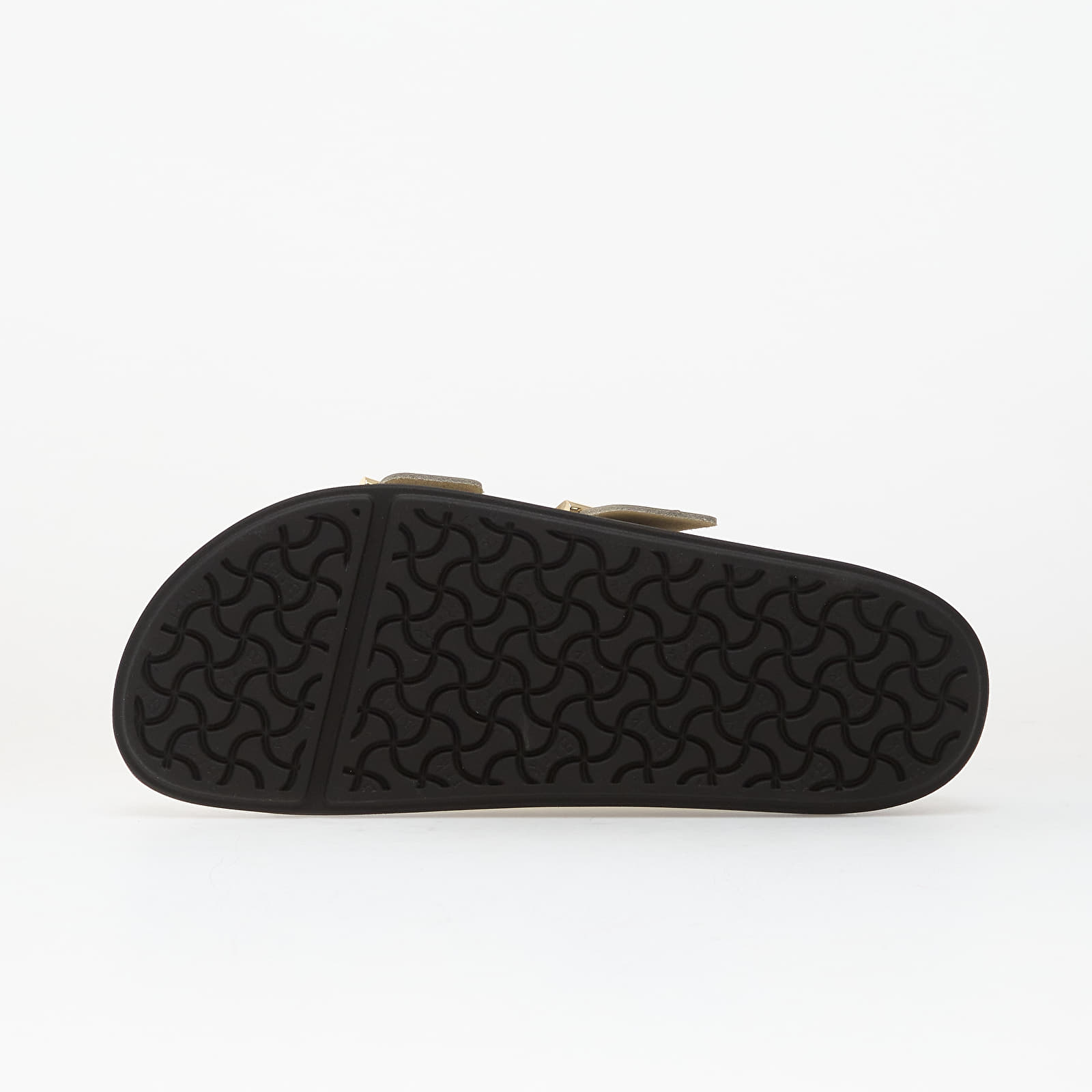 Damesko Birkenstock Arizona Droplet Buckle Natural Leather Patent Women High-Shine Ecru