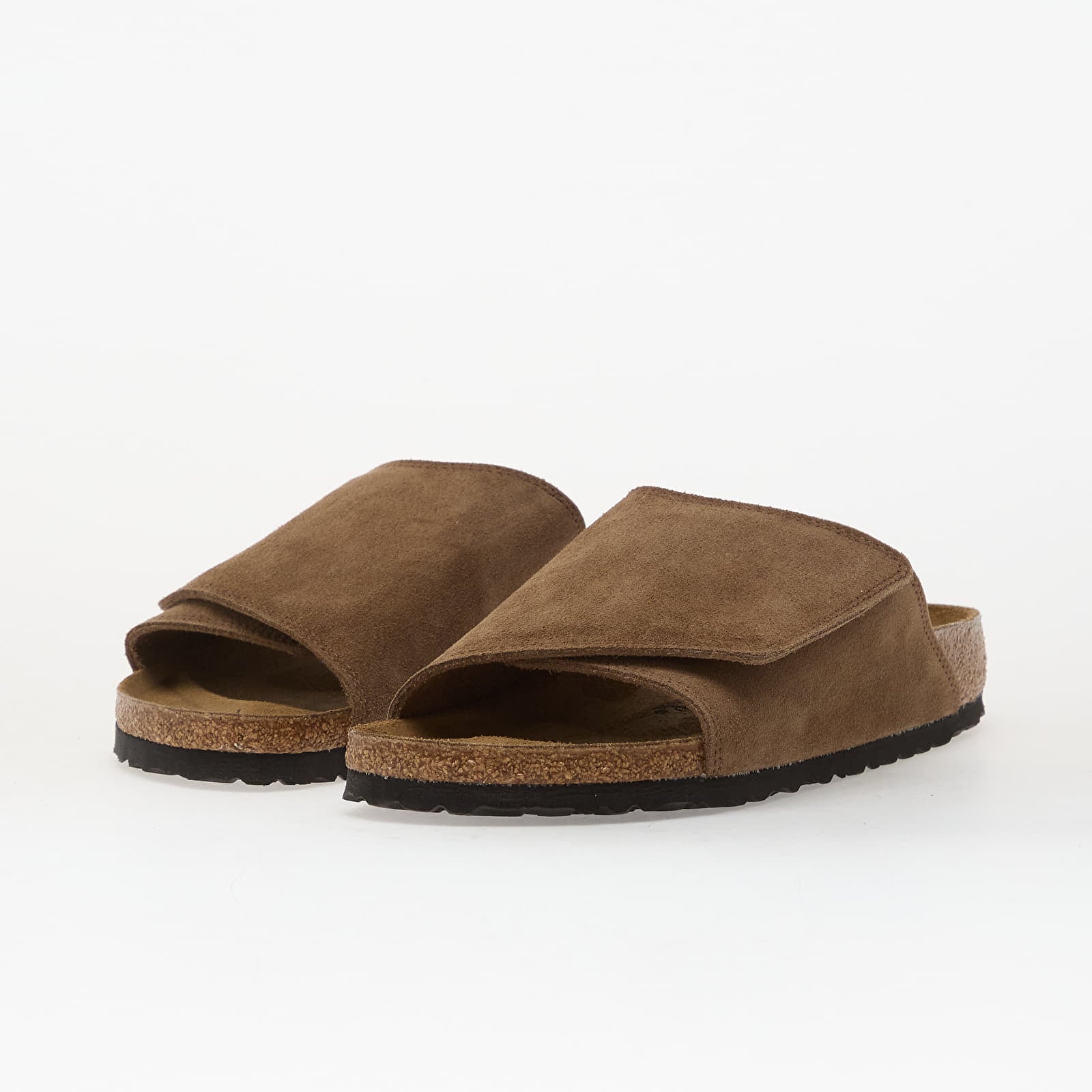 Мъжки кецове и обувки Birkenstock Solana VL Suede Leather Dark Tea