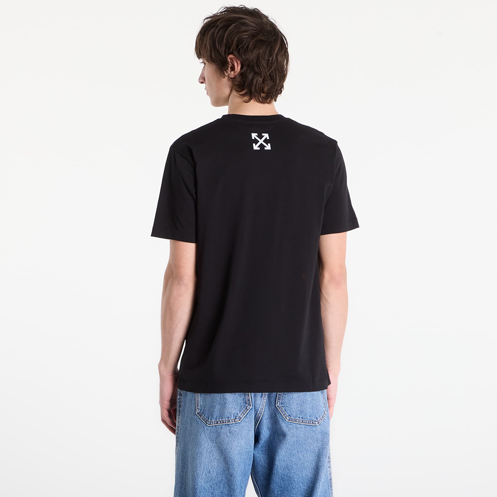 Majice T-shirt Off-White Eagle Rock S/S Slim Tee Black
