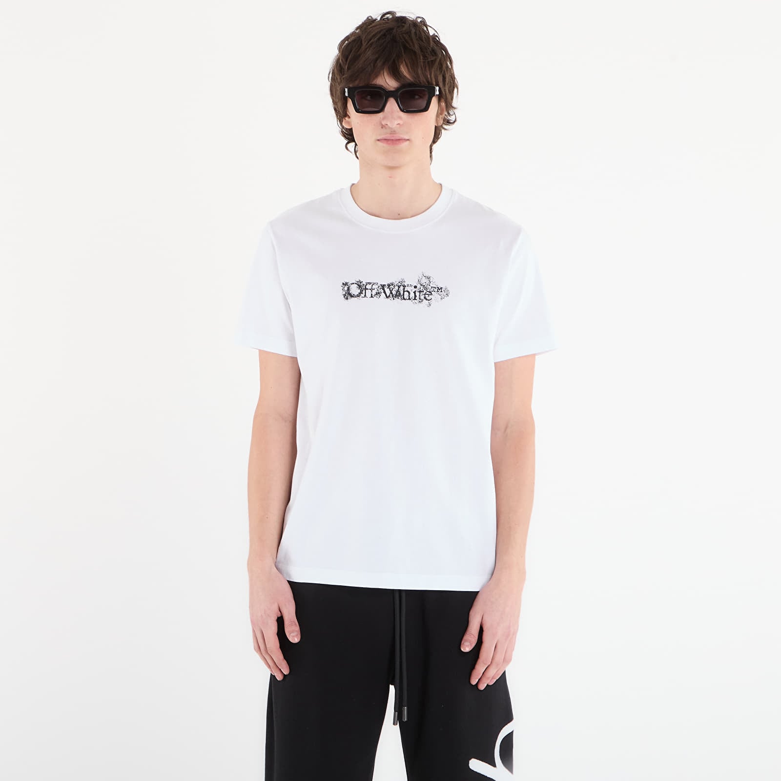 Majice T-shirt Off-White Heraldic Treshold Arrows S/S Slim Tee White