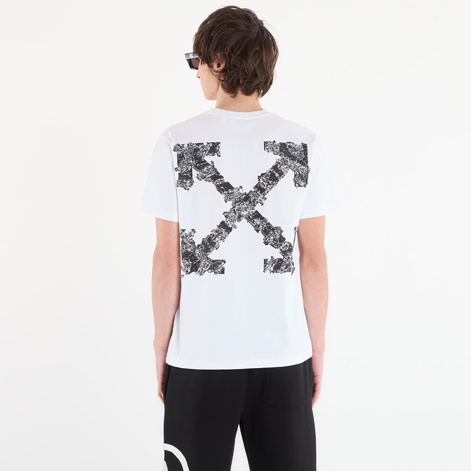 Majice T-shirt Off-White Heraldic Treshold Arrows S/S Slim Tee White