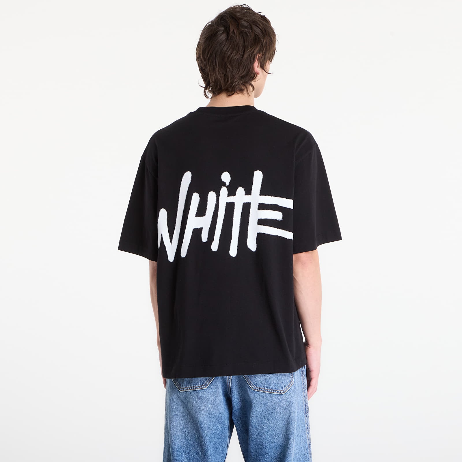 Majice T-shirt Off-White Shared Spray Logo S/S Skate Tee Black