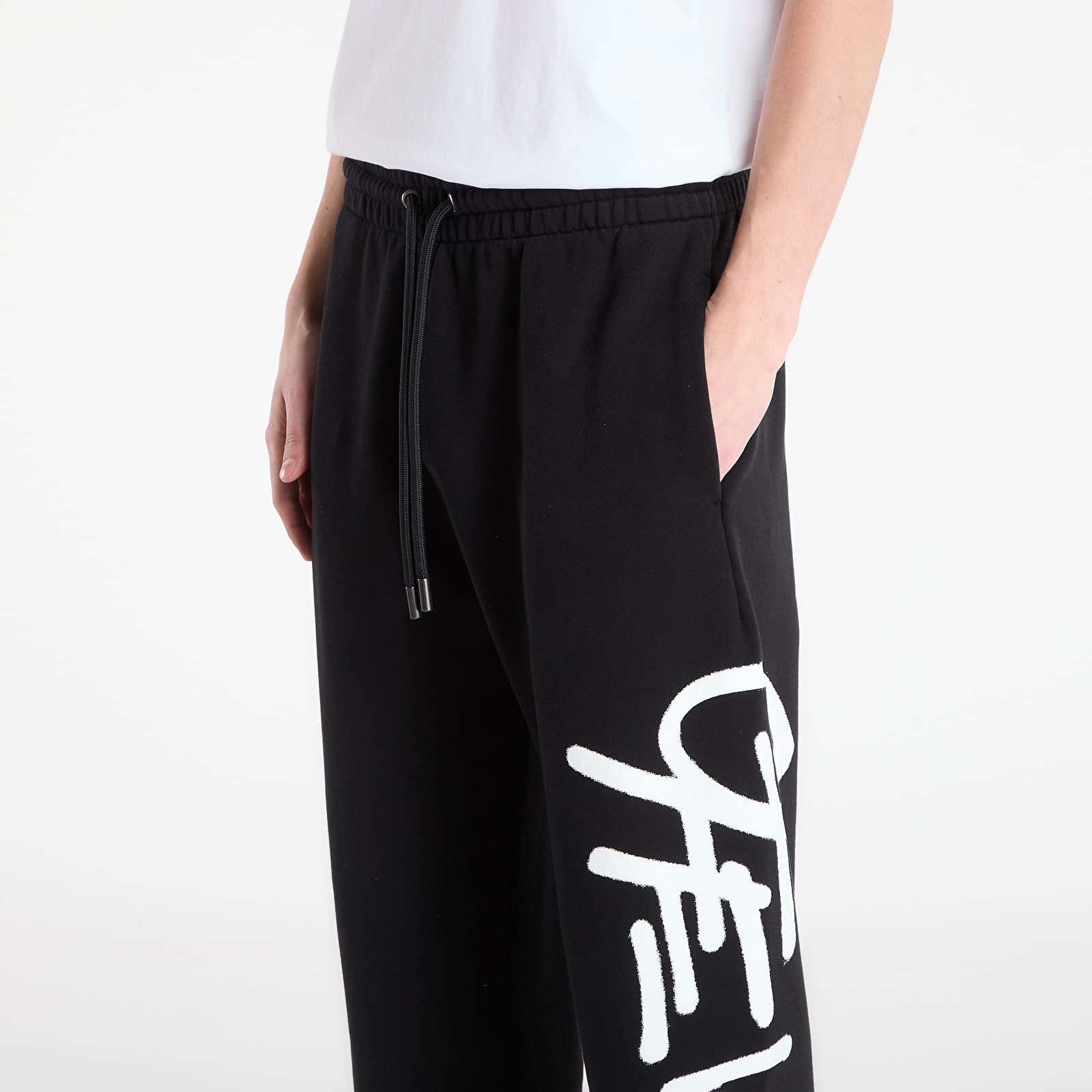 Jogger bikses Off-White Shared Spray Logo Sweatpant Black