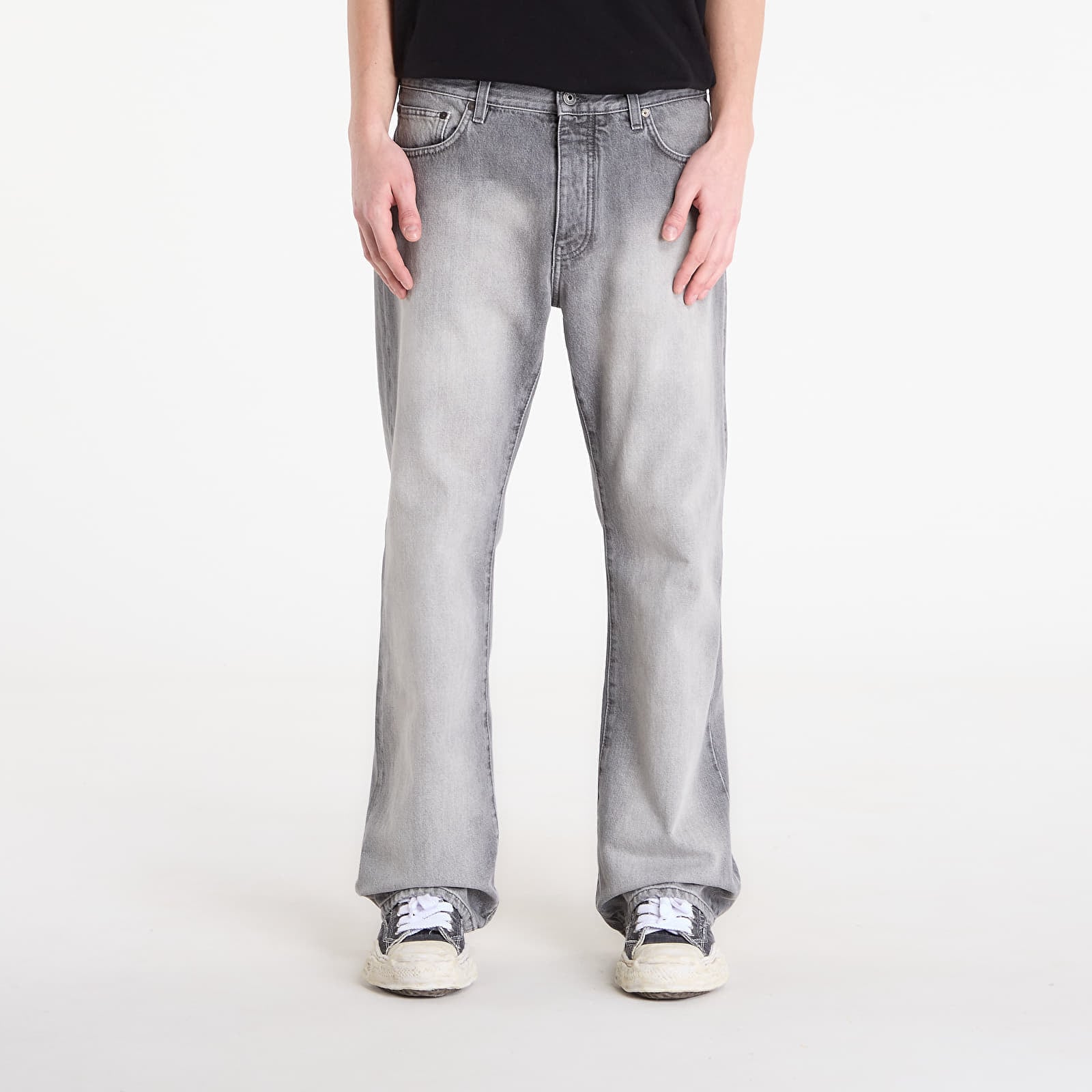 Blugi Off-White Diag Slim Relaxed Jeans Sun-Faded Grey 34