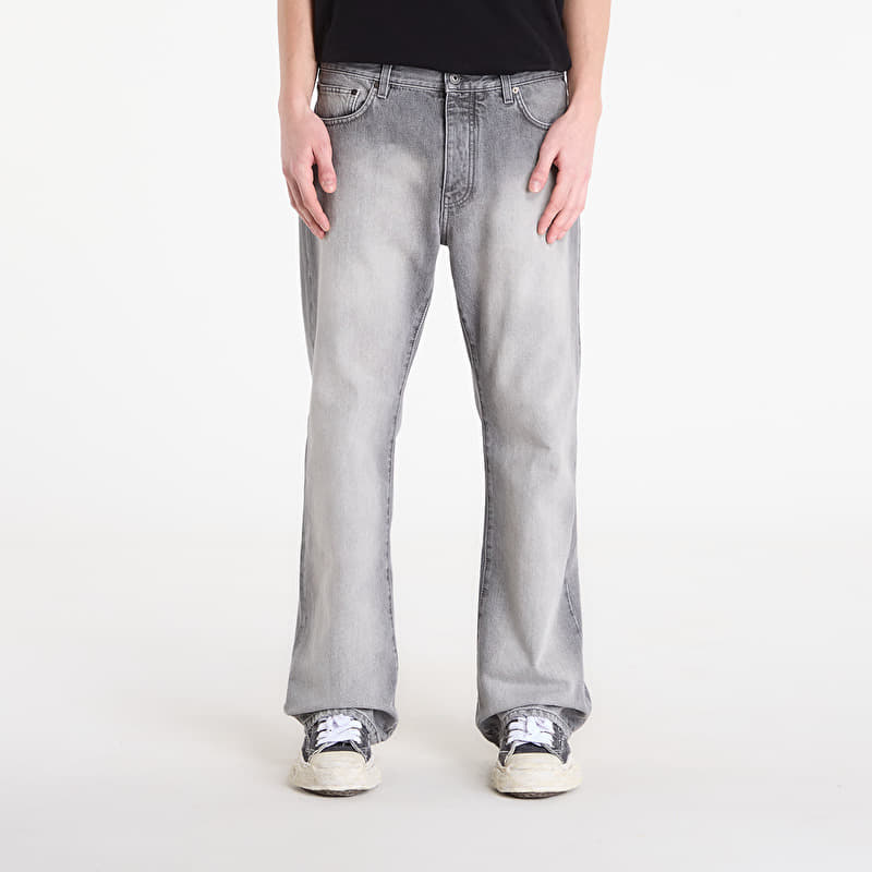 Farkut Off-White Diag Slim Relaxed Jeans Sun-Faded Grey