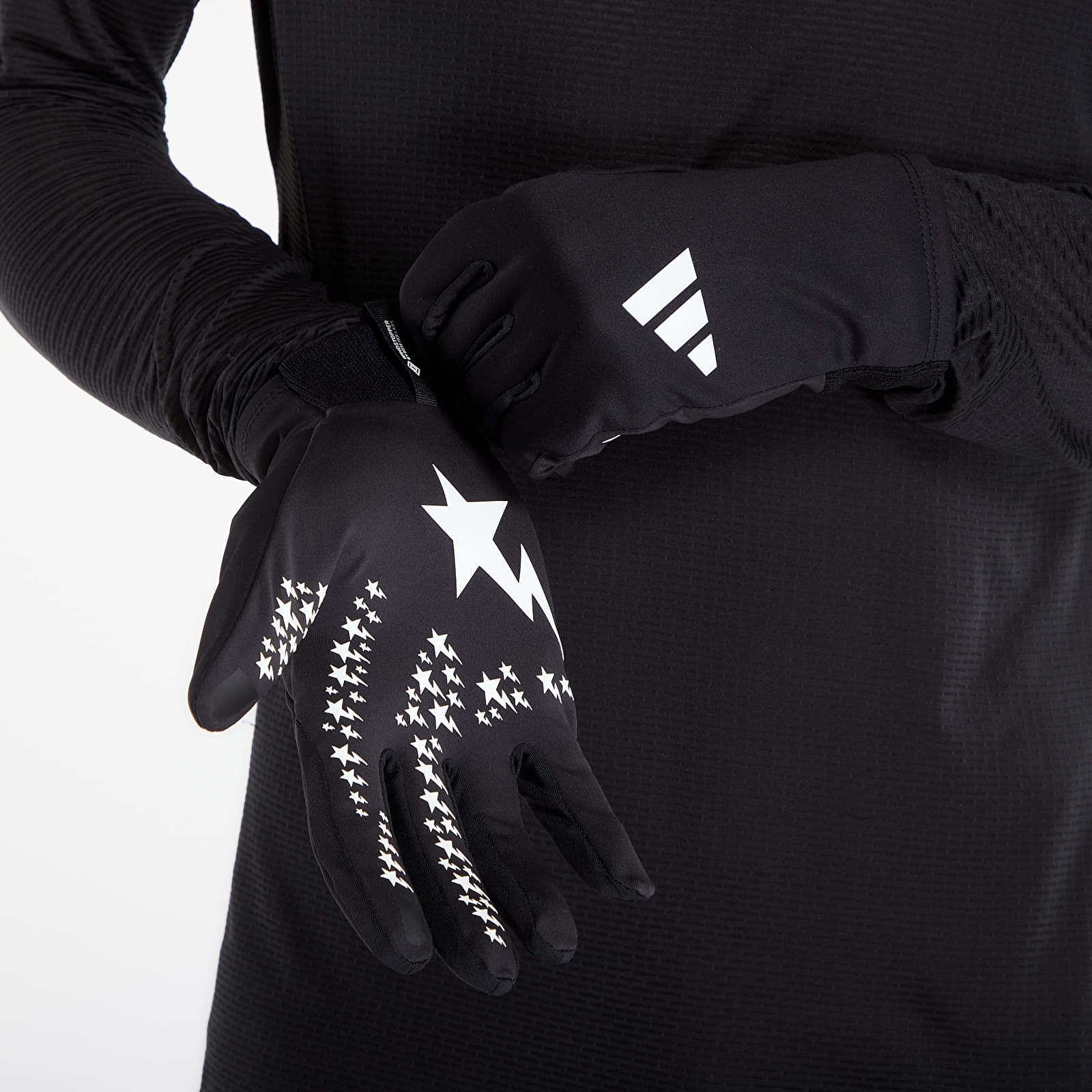 Handsker adidas x BAPE CAMO GLOVE Black/ Semi Lucid Fuchsia