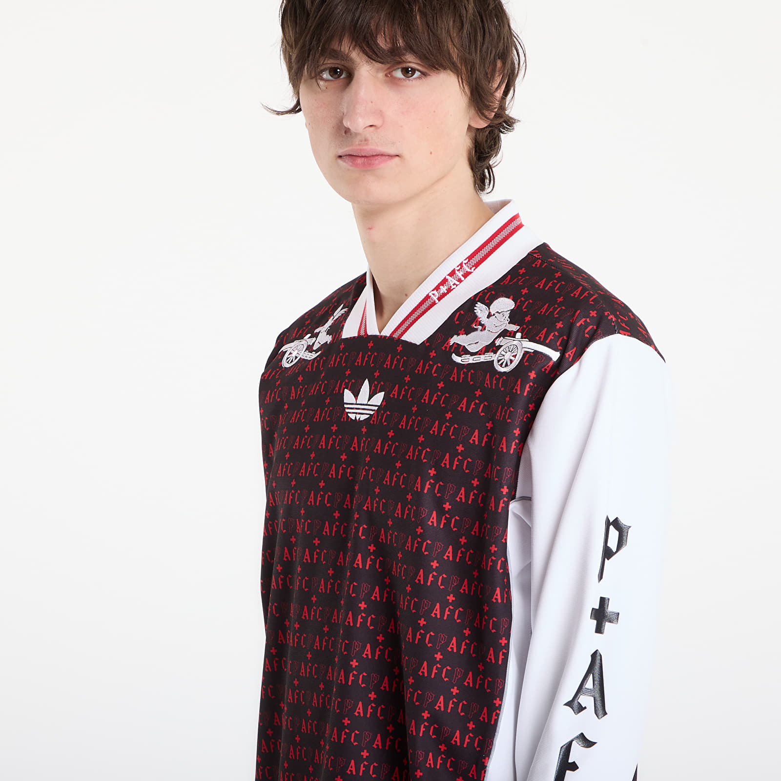 Мужской трикотаж adidas Arsenal Fc Places+Faces Lifestyler Jersey Black/ White